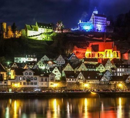 Natur Und Neckarblick Bei Heidelberg Hirschhorn Zewnętrze zdjęcie
