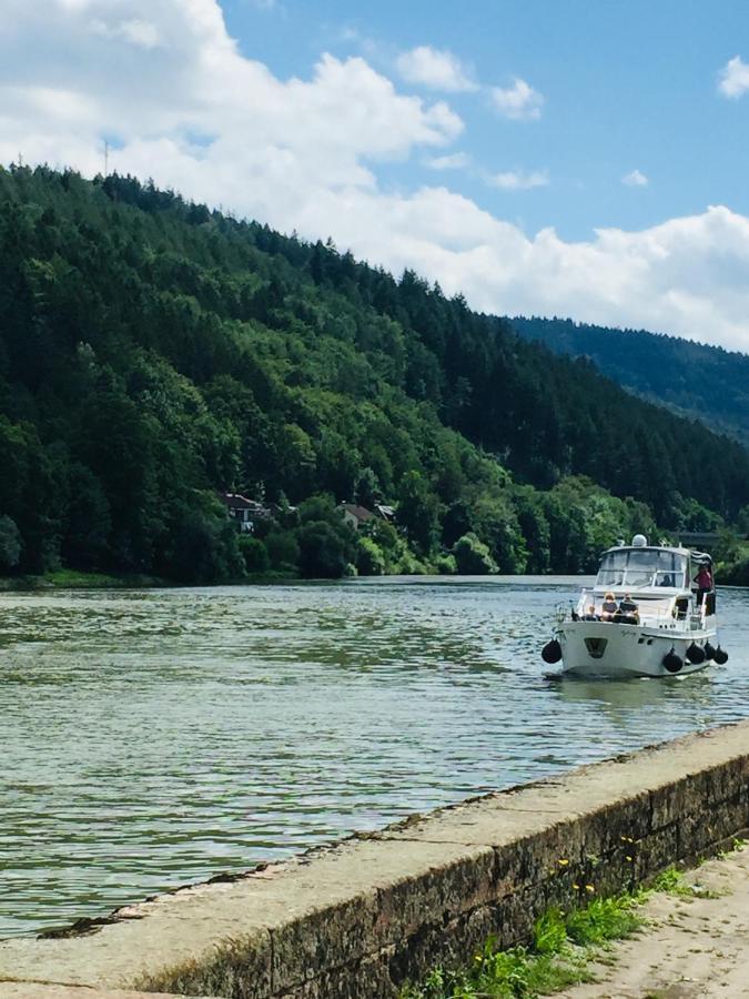 Natur Und Neckarblick Bei Heidelberg Hirschhorn Zewnętrze zdjęcie